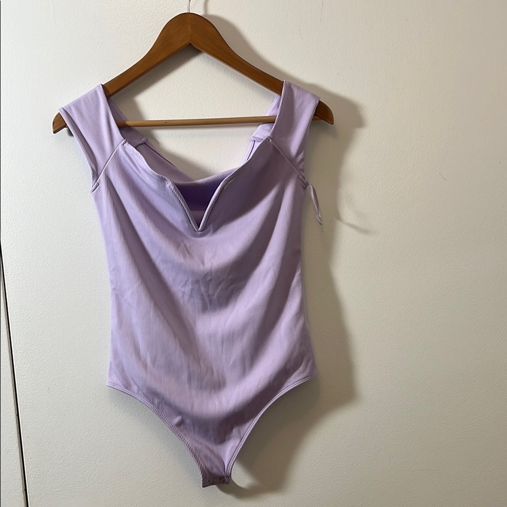 Lavender Sleeveless Bodysuit